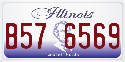 IL license plate B576569