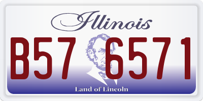 IL license plate B576571