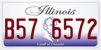 IL license plate B576572