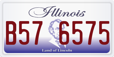 IL license plate B576575