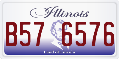 IL license plate B576576