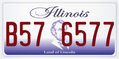 IL license plate B576577