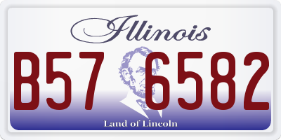 IL license plate B576582