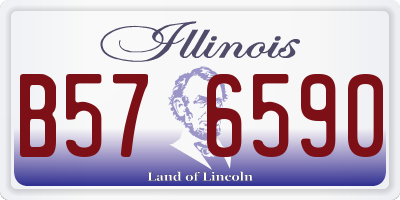 IL license plate B576590