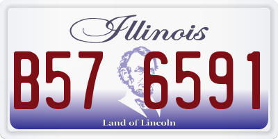 IL license plate B576591