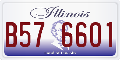 IL license plate B576601