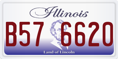 IL license plate B576620