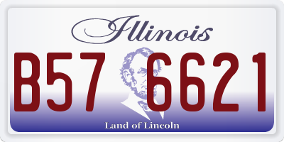 IL license plate B576621