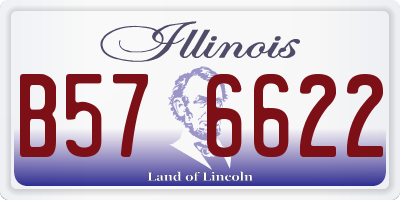 IL license plate B576622
