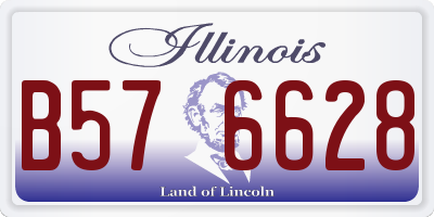 IL license plate B576628