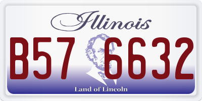 IL license plate B576632