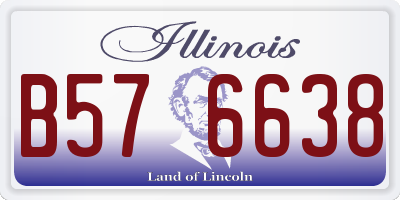 IL license plate B576638