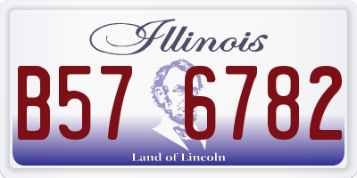 IL license plate B576782