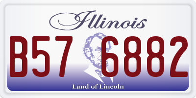 IL license plate B576882