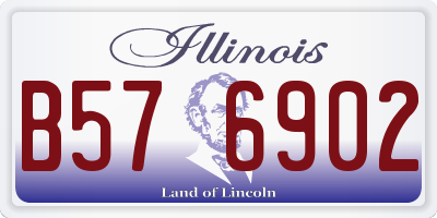 IL license plate B576902