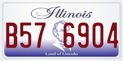 IL license plate B576904