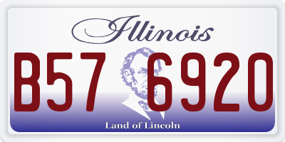 IL license plate B576920