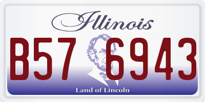 IL license plate B576943