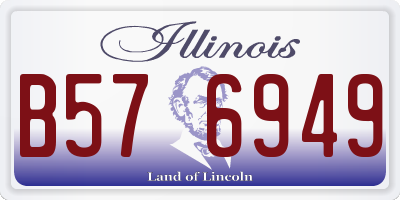 IL license plate B576949