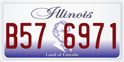 IL license plate B576971