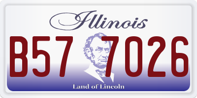 IL license plate B577026