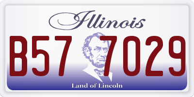 IL license plate B577029