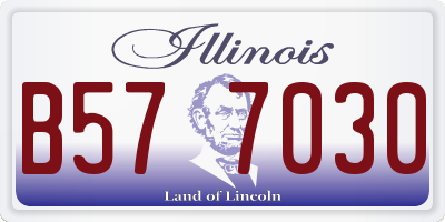 IL license plate B577030