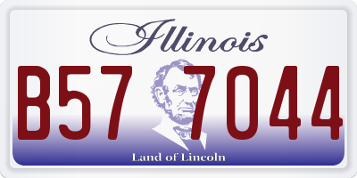 IL license plate B577044
