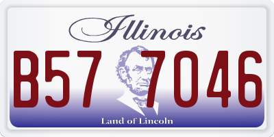IL license plate B577046