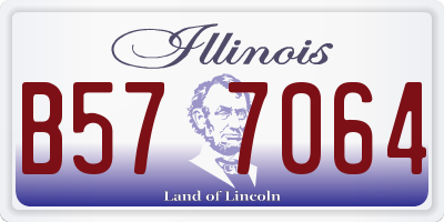 IL license plate B577064