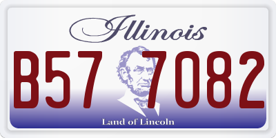 IL license plate B577082