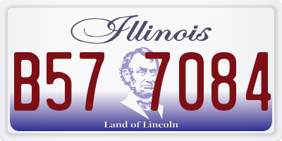 IL license plate B577084