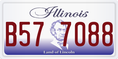 IL license plate B577088