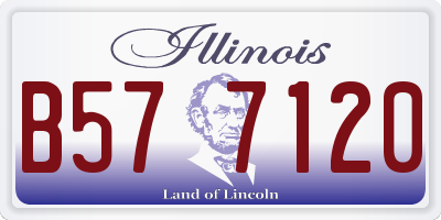 IL license plate B577120