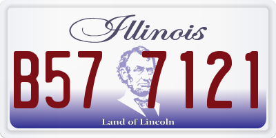 IL license plate B577121