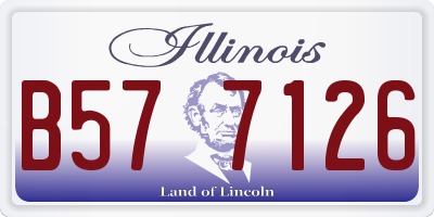 IL license plate B577126