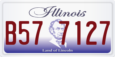 IL license plate B577127