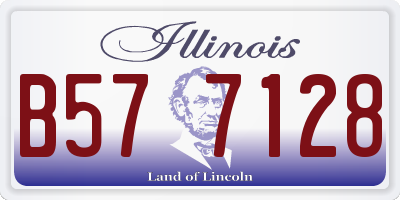 IL license plate B577128