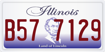 IL license plate B577129