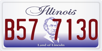 IL license plate B577130