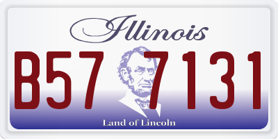 IL license plate B577131