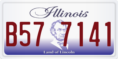 IL license plate B577141
