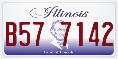 IL license plate B577142