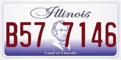 IL license plate B577146