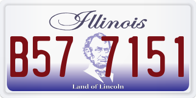 IL license plate B577151