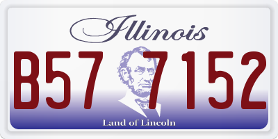 IL license plate B577152
