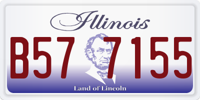 IL license plate B577155