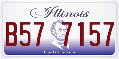 IL license plate B577157