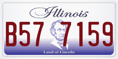 IL license plate B577159