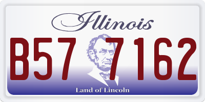 IL license plate B577162